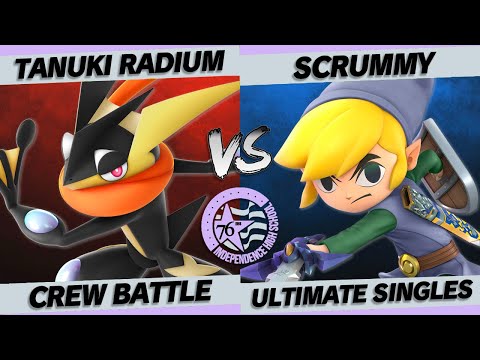 IHS Smash Prestige - Tanuki Radium (Greninja) Vs. Scrummy (Toon Link) Crew Battle