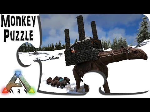 Exploring Ragnarok in Game - Ep17 - Into the Murder Snow in Style - ARK Sponsored Modded Map