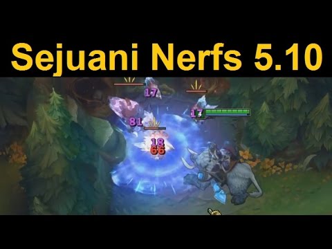 The Evolution of Sejuani (Sejuani Nerf) - Crappy Nautilus to Overpowered Zac