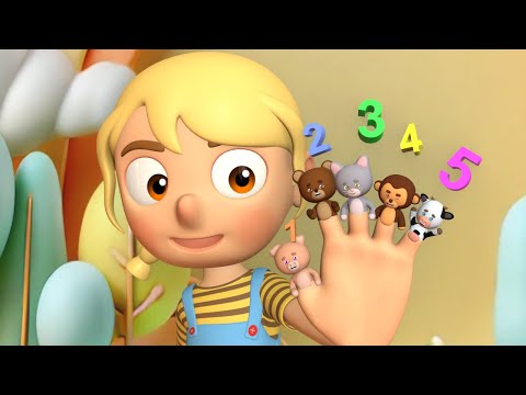 Porodica Prstići Sa Životinjama | SRB | Nursery Rhyme for Kids