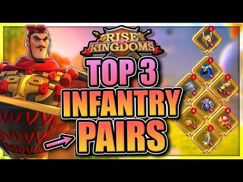 Top 3 Pairs, Talents and Formations [Legendary Infantry Commanders] Rise of Kingdoms May 2025