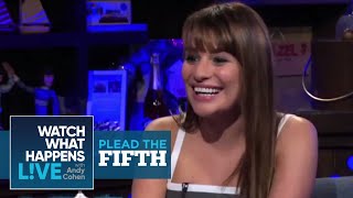 How is Matthew Morrison in Bed? - Lea Michele Pleads the Fifth | WWHL