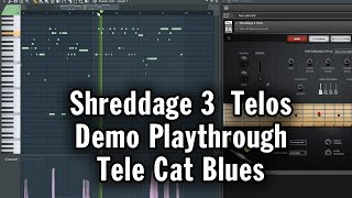 Video thumbnail for Tele Cat Blues - Shreddage 3 Telos Demo Playthrough (Virtual Guitar) by Impact Soundworks LLC