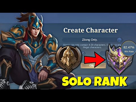 I Played Zilong Only From Warrior To Mythic