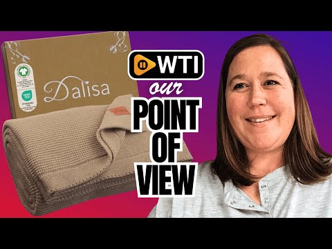 Dalisa 100% Organic Turkish Cotton Throw Blanket - GOTS Certified - WTI product video review