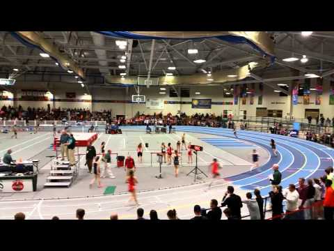 2015 Indoor Hockomock #3 Girls 4x200m Section 1