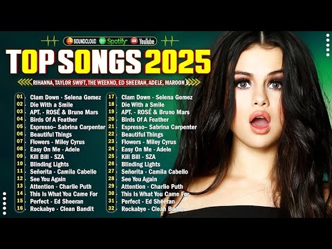 Dua Lipa, Bruno Mars, Adele, Ed Sheeran, Maroon 5, Rihanna, The Weeknd 💎 Billboard Top 50 This Week