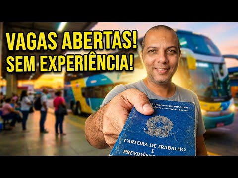 EMPREGOS NO TRANSPORTE: TREINAMENTO REMUNERADO PARA QUEM NÃO TEM EXPERIÊNCIA! 💰🚍
