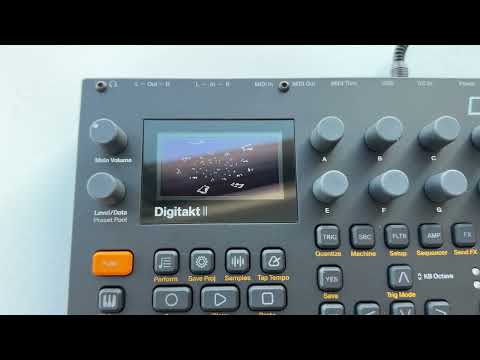 Elektron Digitakt II Sampler - With New Decksaver, Box, Poster, All Accessories image 12