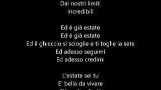 Laura Pausini - E.STA.A.TE (Testo/Lyrics) [FATTI SENTIRE]