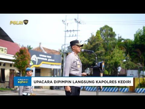 POLRES KEDIRI POLDA JATIM GELAR UPACARA KENAIKAN PANGKAT 99 PERSONEL