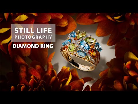 still life photography of diamond ring by martin pitonak