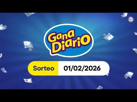 Sorteo Gana Diario - Domingo 01 de Febrero de 2026