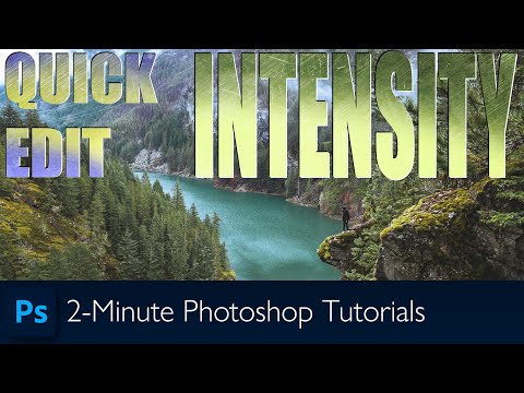 Add Intensity - Photography Edit in just 21 mouse clicks | Photoshop Tutorial