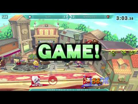 SOS 95 Grand Finals - Kami (Mewtwo) vs K9sbruce (Diddy Kong)