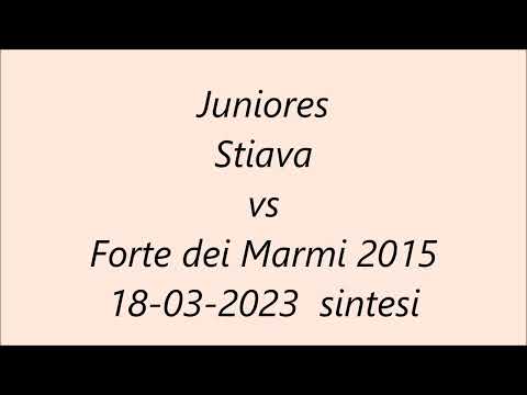 Juniores FORTE VS STIAVA 18 03 2023  sintesi