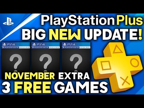 BIG PS Plus NOVEMBER 2021 Free Games UPDATE! - Extra FREE Games Coming Starting November
