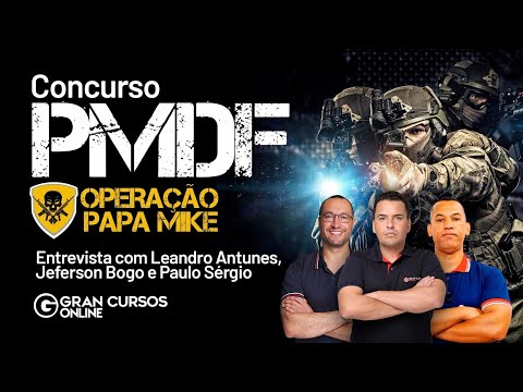 Operação Papa Mike PM DF - Entrevista com Leandro Antunes, Jeferson Bogo e Paulo Sérgio