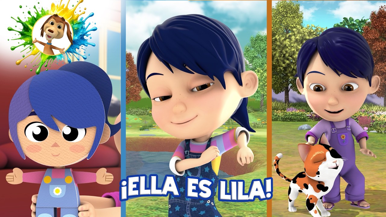 ELLA ES LILA 🐶 MI PERRO CHOCOLO | CANCIONES INFANTILES | MÚSICA PARA JUGAR ♫ #videosparaniños