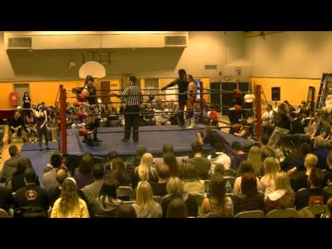 Cremator Von Slasher & Danni Deeds w/Rigor Von Slasher vs. Ray Brooks & Jordie Taylor - ECCW