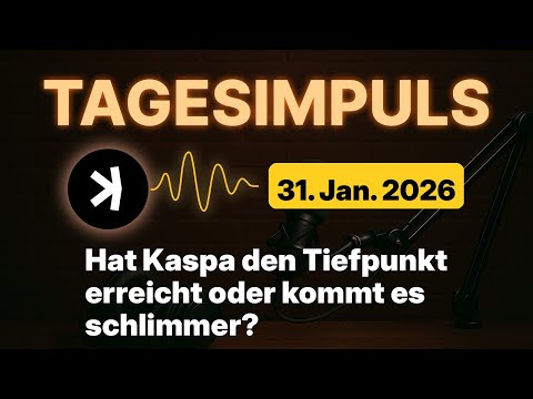 Kaspa Daily (31. Jan) - Hat Kaspa den Tiefpunkt erreicht oder kommt es schlimmer?
