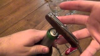 How To : Use A Corkscrew On A Swiss Army Knife