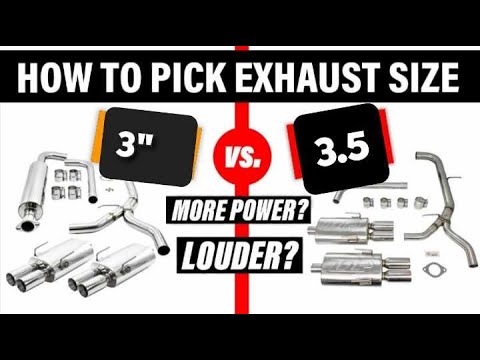 What Exhaust size makes the most power!!!    3" 3.5" or 4"  (Dyno proven results!)