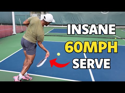 A Pro Coach Taught Me How To Make My Serves EVEN FASTER (60+ MPH)!!