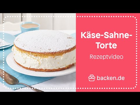Käse-Sahne-Torte ‒ so gelingt der Klassiker | Backen.de [cremig & frisch]