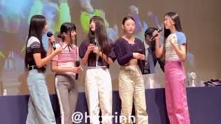 NewJeans at YES24 Offline Fansign Event (Cut Moment)