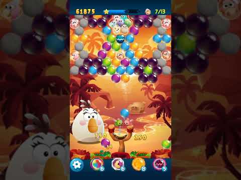 Angry Birds POP Bubble Shooter - Level 49. Gameplay Android walkthrough