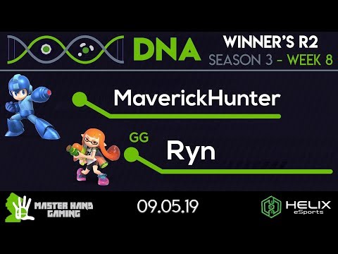 DNA S3:W8 - MaverickHunter (Megaman) Vs. GG | Ryn (Inkling) - Winner's R2