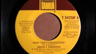 Smokey Robinson &quot;Baby That&#39;s Backatcha&quot; (loop)