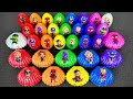 Opening Marvel Shell Slimes Spiderman Hulk Iron Man Surprises In Eggs Clamshells