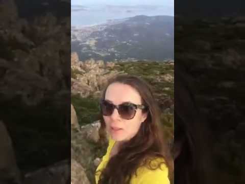 Galina Voskoboeva at Mt  Wellington Summit Hobart, Tasmania 2017