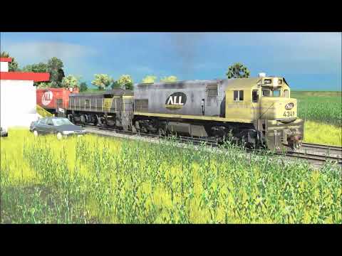 TRAINZ BRASIL 2019,, CRUZAMENTO CAMPOS PONTA GROSSA ANO DE (2004)