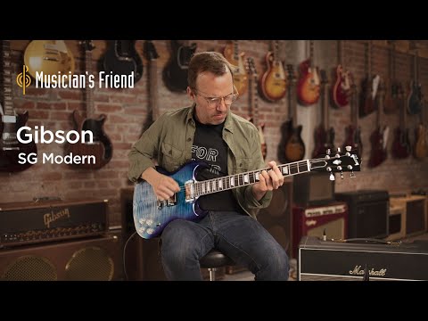 Gibson Sg Modern Electric Guitar Blueberry Fade Musician S Friend