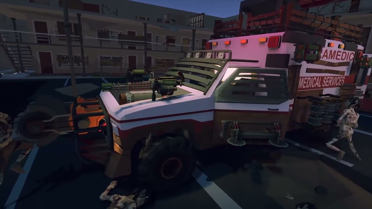 सर्वनाश के बाद एम्बुलेंस 3D मॉडल