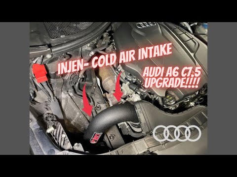 Audi A6 C7.5 Cold Air Intake Install Under 4 minutes!!!!!