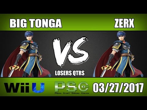 Big Tonga (Marth) vs Zerx (Marth) Losers Qtrs Wii U - S4M