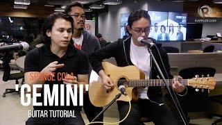 Sponge Cola - &#39;Gemini&#39; guitar tutorial