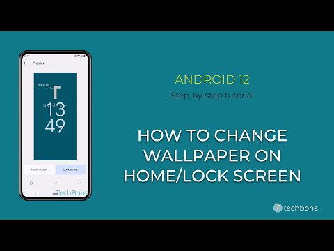 How to Change Wallpaper on Home/Lock screen [Android 12]