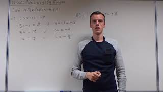 Modulusvergelijkingen (VWO wiskunde B)