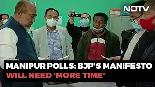 Download lagu BJP Manipur Election Manifesto Needs 'Some More Time', Says Minister mp3
