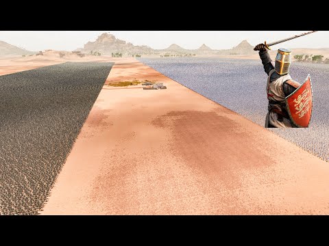 100.000 CRUSADERS vs 1 Million Spartans CADIAN GUARDSMAN | Ultimate Epic Battle Simulator 2