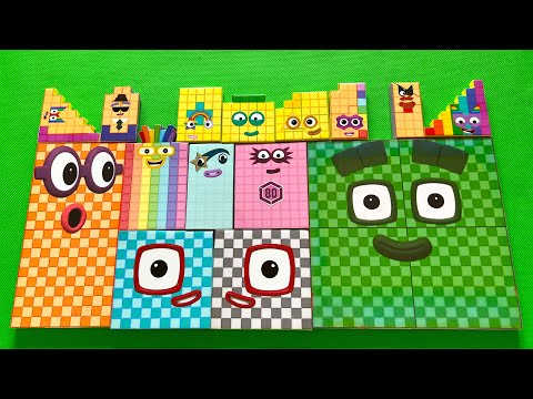 Looking for Numberblocks Puzzle Tetris NEW 1237 Space ASMR Numberblocks Satisfying Video