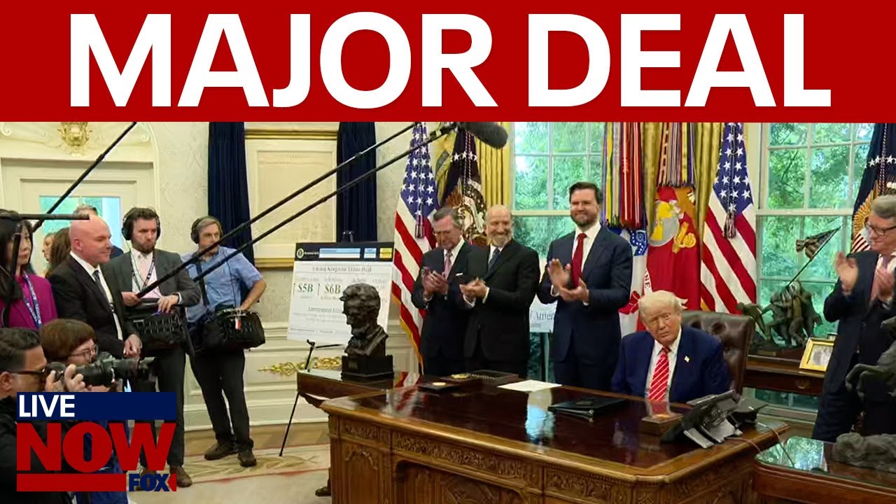 BREAKING: Pres. Trump makes major trade deal with UK 'very big deal'