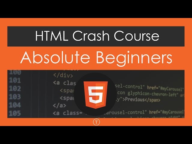 Html crash course tutorials for beginners