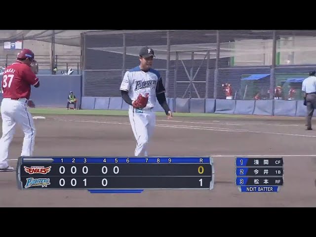 【ファーム】ファイターズ・堀 5回まで2安打無失点の好投!! 2018/7/18 F-E(ファーム)