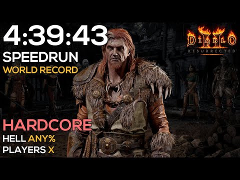 HELL HARDCORE DRUID SPEEDRUN - WORLD RECORD | 4:39:43 IGT | 4:55:49 RTA | DIABLO 2 RESURRECTED